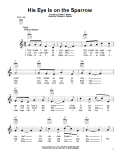 His Eye Is On The Sparrow von Charles Hutchinson Gabriel (Download) 