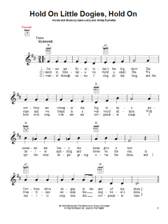 Hold On Little Dogies, Hold On von Gene Autry (Download) 