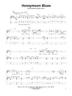 Honeymoon Blues von Robert Johnson (Download) 