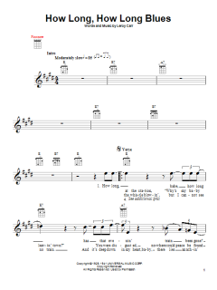 How Long, How Long Blues von Leroy Carr (Download) 