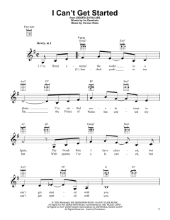 I Can't Get Started von Vernon Duke (Download) 