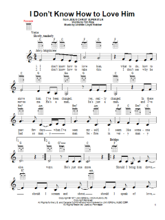 I Don't Know How To Love Him von Tim Rice (Download) 