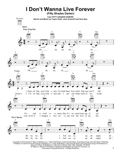 I Don't Wanna Live Forever von Taylor Swift (Download) 