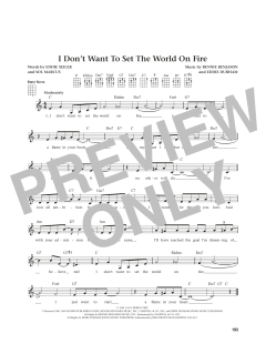 I Don't Want To Set The World On Fire von Eddie Seiler (Download) 