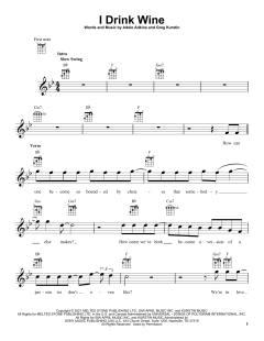 I Drink Wine von Adele (Download) 