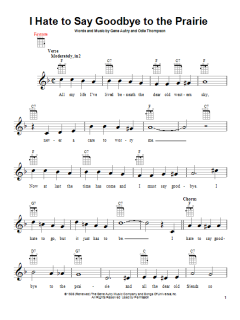 I Hate To Say Goodbye To The Prairie von Gene Autry (Download) 