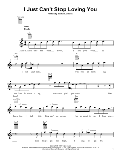 I Just Can't Stop Loving You von Michael Jackson (Download) 