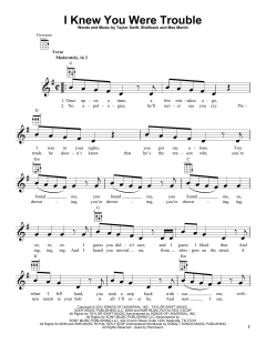 I Knew You Were Trouble von Taylor Swift (Download) 