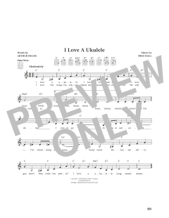 I Love A Ukulele von Fred Hall (Download) 