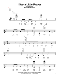 I Say A Little Prayer von Dionne Warwick (Download) 