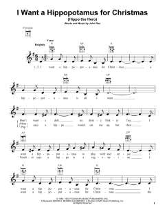 I Want A Hippopotamus For Christmas (Download) 