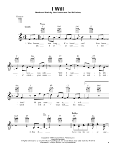 I Will von The Beatles (Download) 