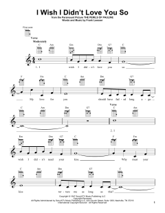 I Wish I Didn't Love You So von Frank Loesser (Download) 