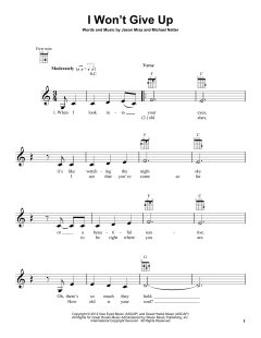 I Won't Give Up von Jason Mraz (Download) 