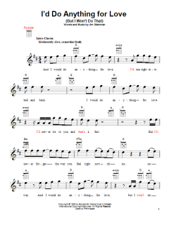 I'd Do Anything For Love von Meat Loaf (Download) 