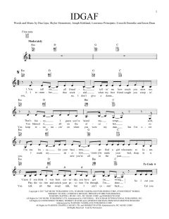 IDGAF von Dua Lipa (Download) 