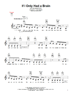 If I Only Had A Brain von Harold Arlen (Download) 