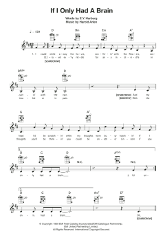 If I Only Had A Brain von Harold Arlen (Download) 
