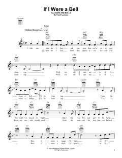 If I Were A Bell von Frank Loesser (Download) 