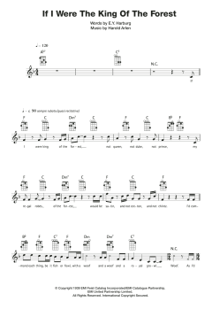 If I Were The King Of The Forest von Harold Arlen (Download) 