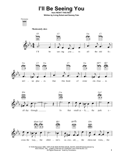 I'll Be Seeing You von Sammy Fain (Download) 