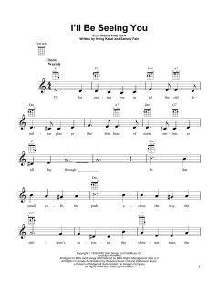 I'll Be Seeing You von Sammy Fain (Download) 