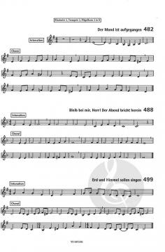 Begleitsätze zum Evangelischen Gesangbuch für Blasorchester (Dieter Kanzleiter) 