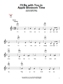 I'll Be With You In Apple Blossom Time von Neville Fleeson (Download) 