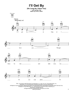 I'll Get By von Fred E. Ahlert (Download) 