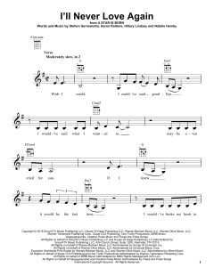 I'll Never Love Again von Lady Gaga (Download) 