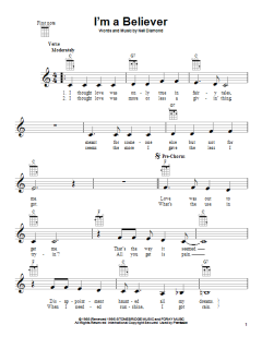 I'm A Believer von Neil Diamond (Download) 
