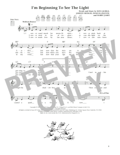 I'm Beginning To See The Light von Don George (Download) 
