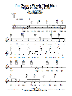 I'm Gonna Wash That Man Right Outa My Hair von Richard Rodgers (Download) 