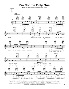 I'm Not The Only One von Sam Smith (Download) 