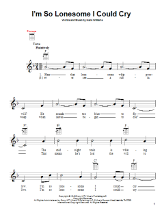 I'm So Lonesome I Could Cry von Hank Williams (Download) 