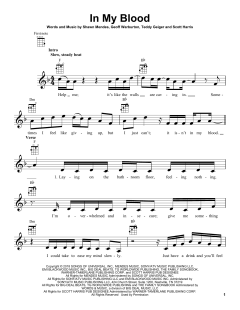 In My Blood von Shawn Mendes (Download) 