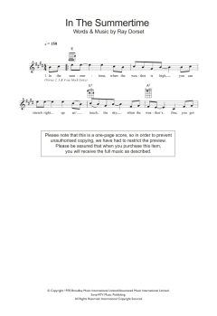 In The Summertime von Mungo Jerry (Download) 