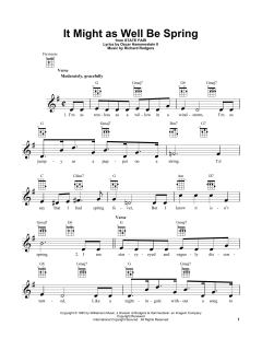 It Might As Well Be Spring von Richard Rodgers (Download) 