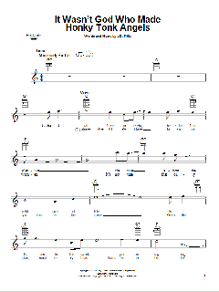 It Wasn't God Who Made Honky Tonk Angels von Kitty Wells (Download) 