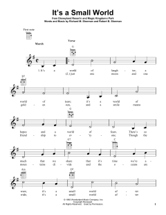 It's A Small World von Robert Bernard Sherman (Download) 