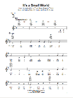 It's A Small World von Robert Bernard Sherman (Download) 