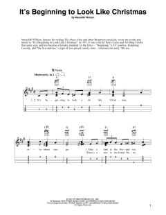 It's Beginning To Look Like Christmas von Meredith Willson (Download) 