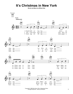 It's Christmas In New York von John Wesley Shipp (Download) 