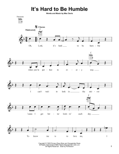 It's Hard To Be Humble von Mac Davis (Download) 