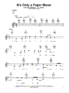 It's Only A Paper Moon von Billy Rose (Download) 