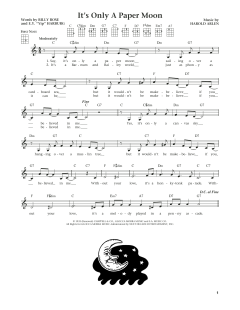 It's Only A Paper Moon von Harold Arlen (Download) 