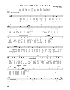 It's Still Rock And Roll To Me von Billy Joel (Download) 