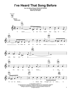 I've Heard That Song Before von Jule Styne (Download) 