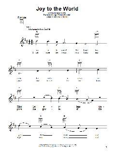 Joy To The World von Isaac Watts (Download) 