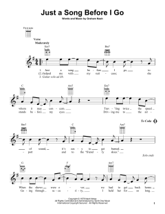 Just A Song Before I Go von Crosby, Stills & Nash (Download) 